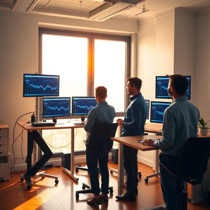 Equipo técnico de Estudio Pérez en su oficina de Granada